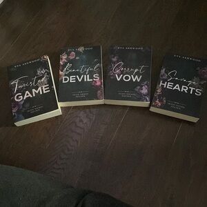 Eva Ashwood Paperback Book Set - Dark Floral Covers (4 Books)